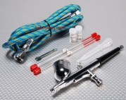 Twin-action air brush set