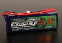Turnigy nano-tech 6000mAh 2S 25~50C Lipo Pack