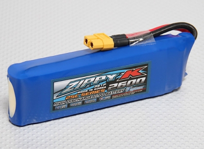 Zippy-K Flightmax 2600mah 3S1P 25C Lipoly Battery